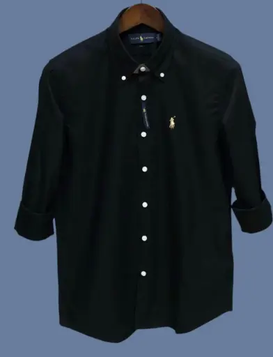 Ralph lauren Solid Shirt Black